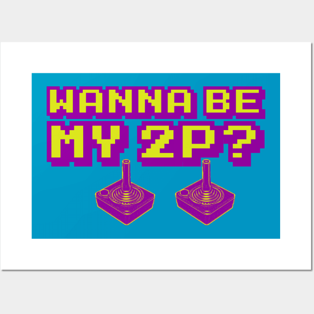 Gaming 8-Bit 2P Wall Art by PopCultureShirts